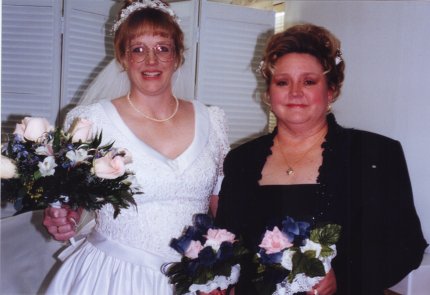 The Bride and Matron of Honor