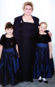 The Flower Girls and Matron of Honor